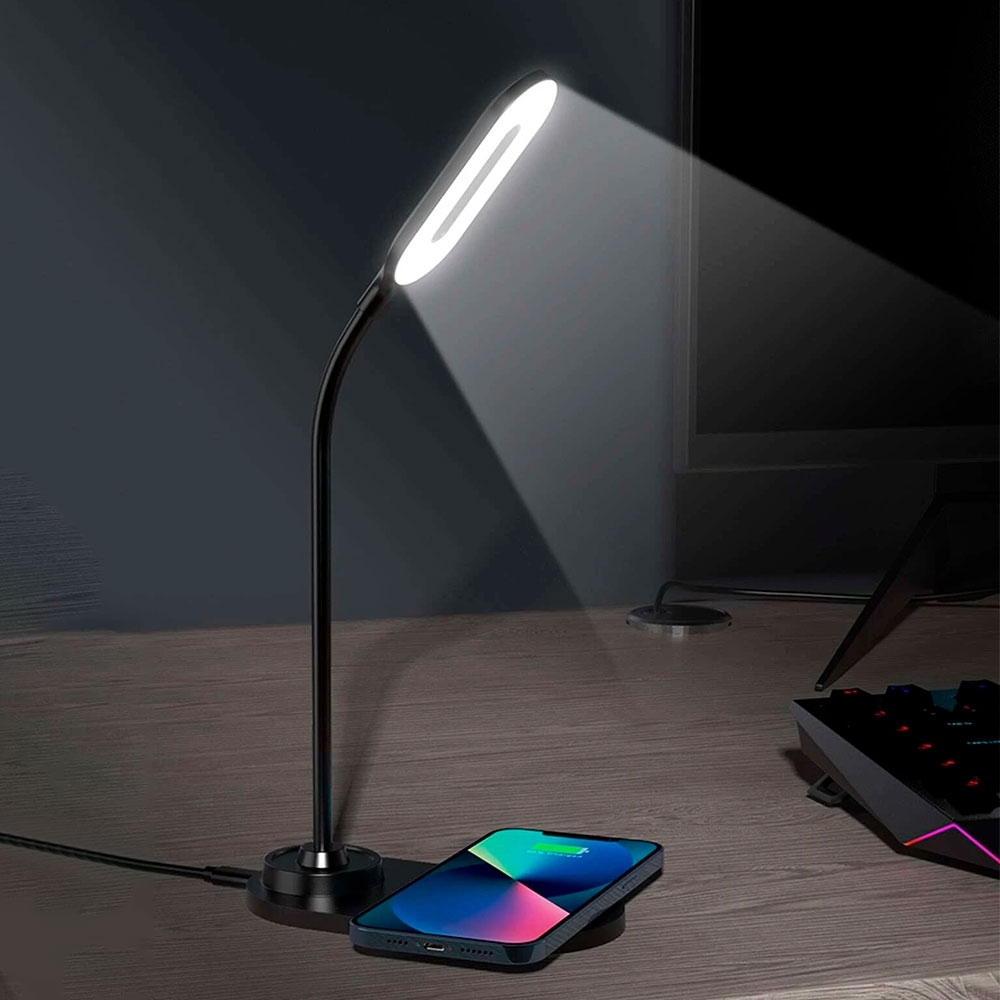 BG125 - LUMINARIA LED COM CARREGADOR SEM FIO
